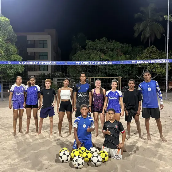 Alunos CT Aciolly futevôlei Porto de Galinhas